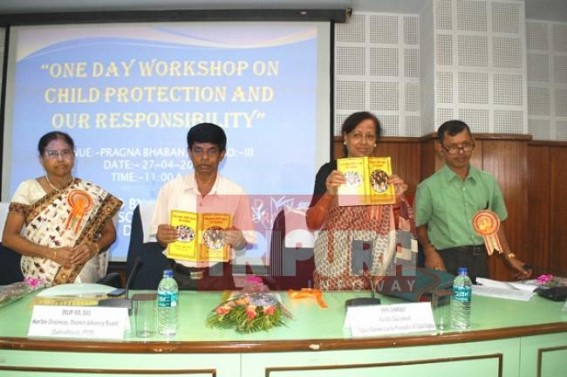 Workshop on Child security by Manika Dutta Roy encouraged state to take care of child, avoids Tripura's increasing minor rape threats and police duty  